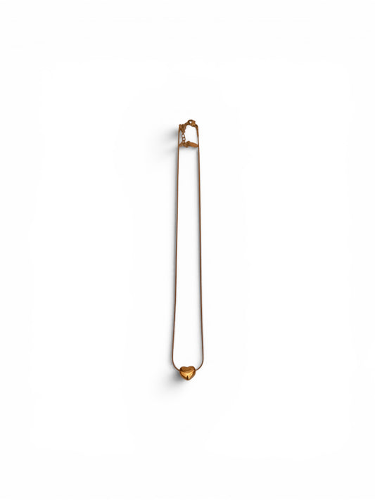 COLLANA CUORE INOSSIDABILE