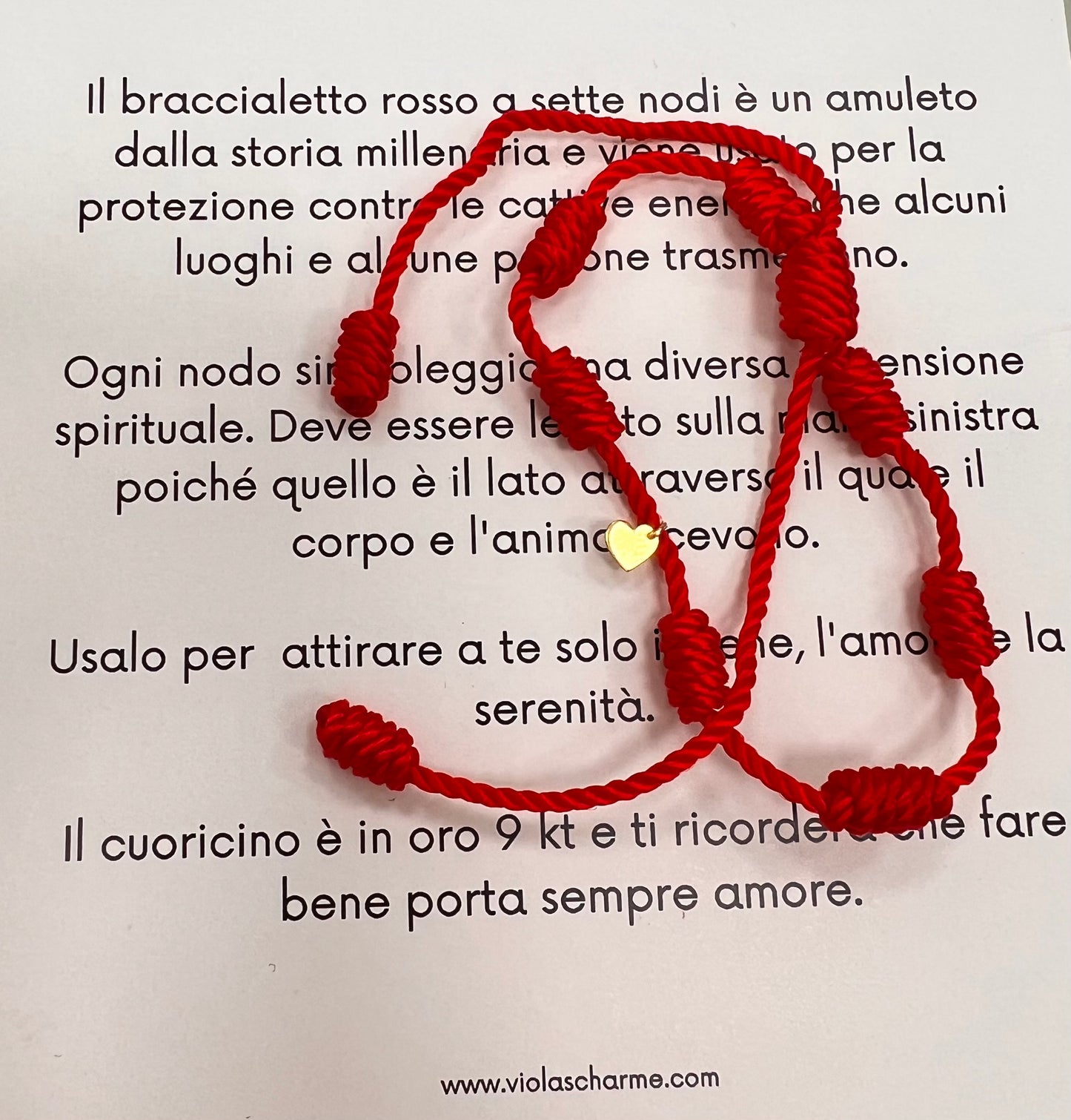Bracciale 7 nodi