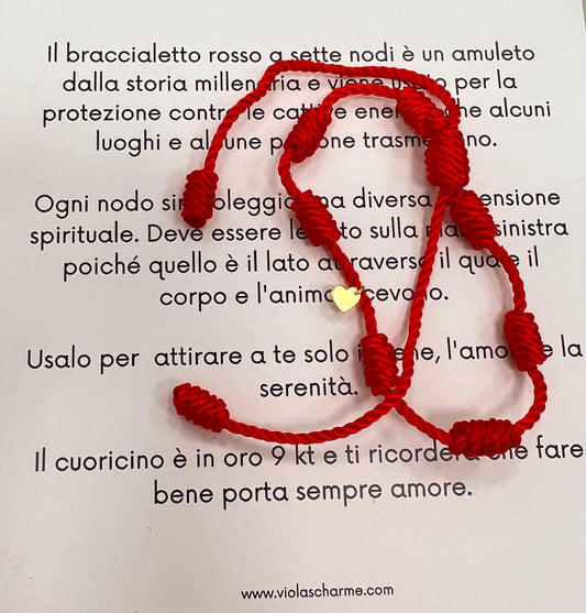 Bracciale 7 nodi