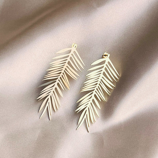 Orecchini Foglie Big