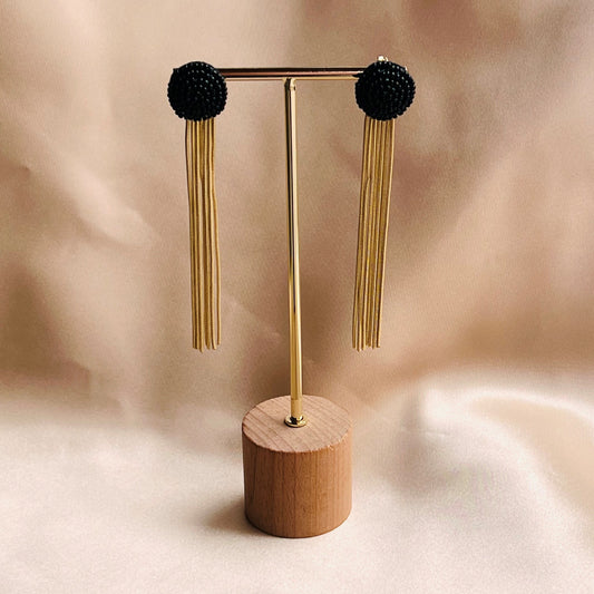 Orecchini Alghero Pendenti Neri