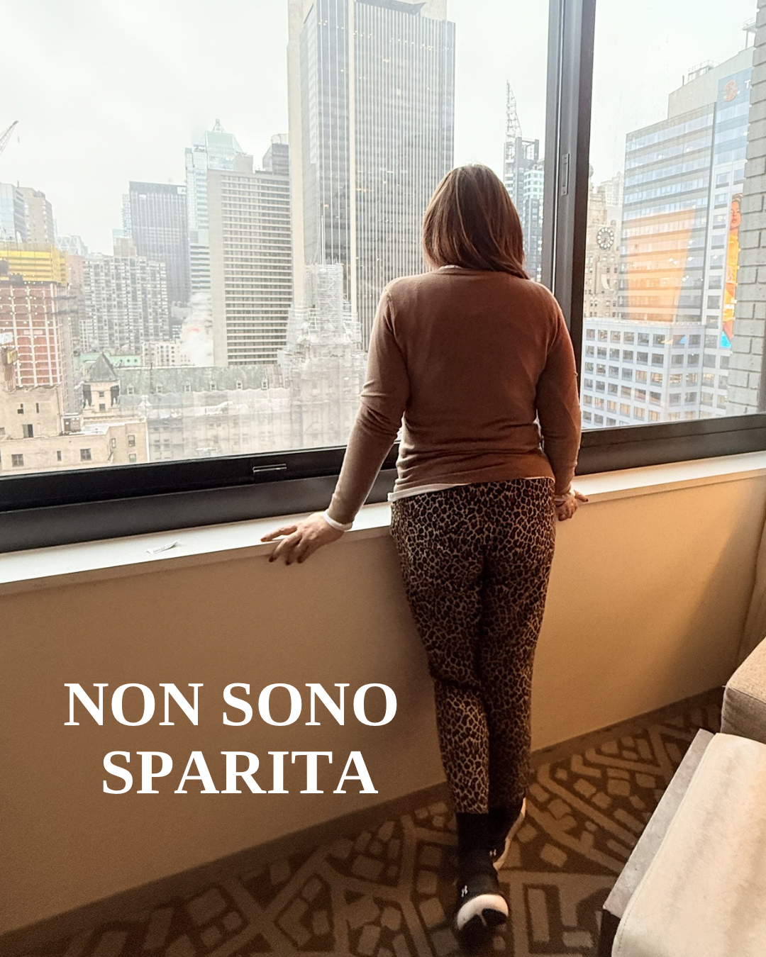 Non sono sparita. Stavo cercando di restare.