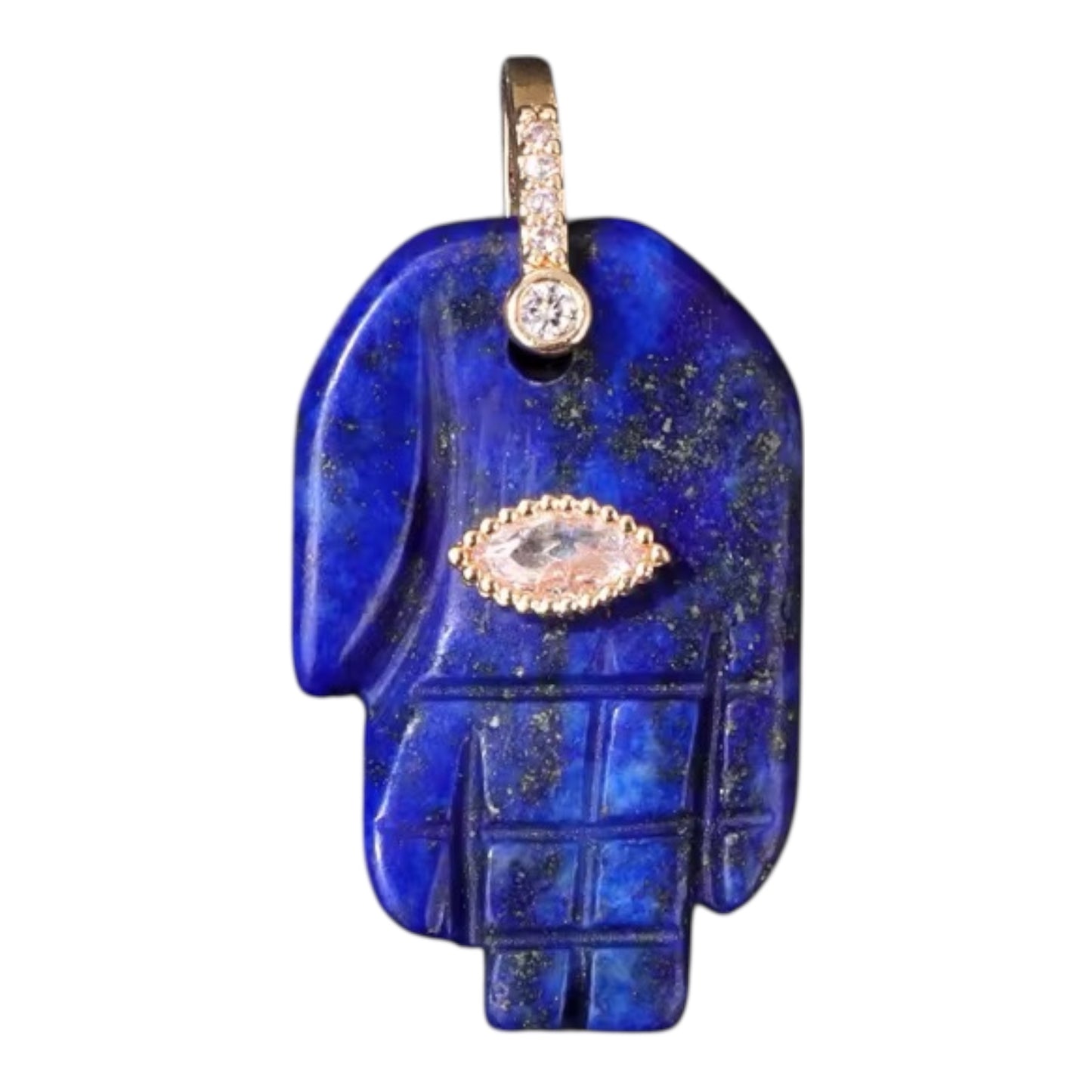 Collana “LÙMINA” – Mano di Fatima in Pietra Naturale