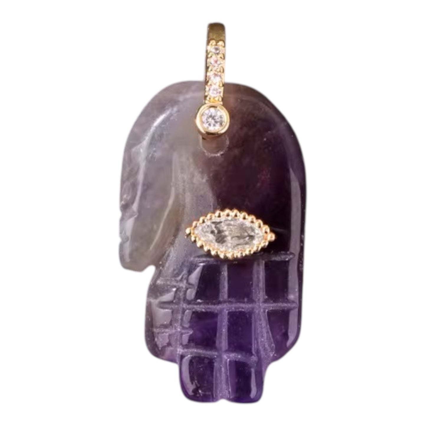 Collana “LÙMINA” – Mano di Fatima in Pietra Naturale