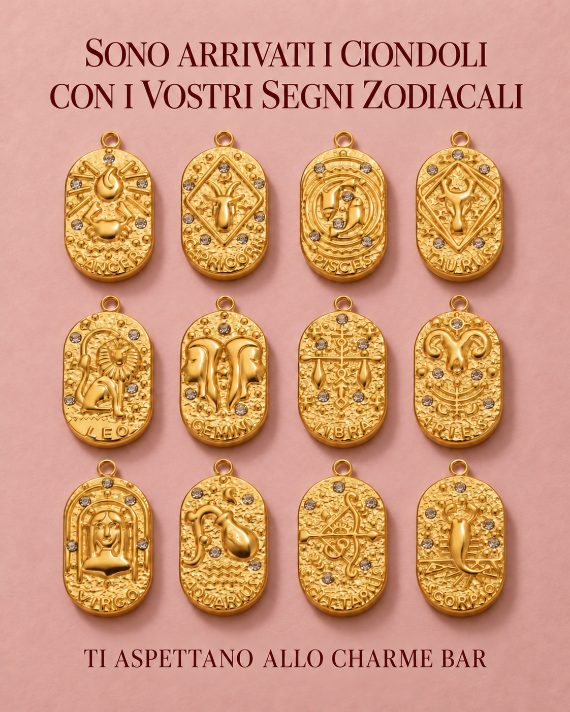 Segni di Charme | Ciondoli segni zodiacali
