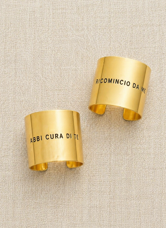 Bracciale 5 cm ABBI CURA DI TE