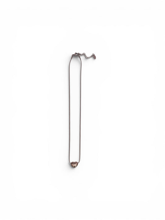 COLLANA CUORE INOSSIDABILE