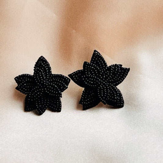 Orecchini Alghero Fiore Nero