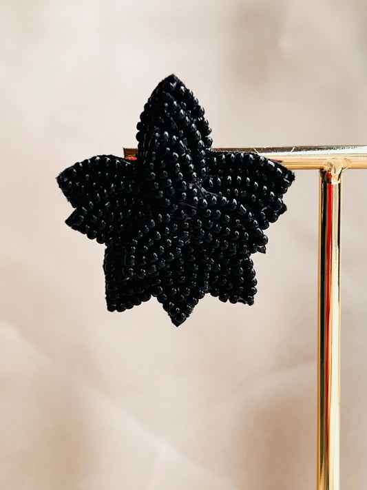 Orecchini Alghero Fiore Nero