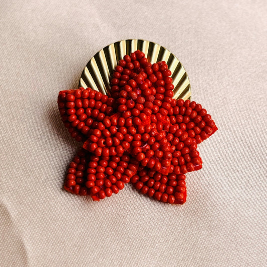 Orecchini Alghero Fiore Arancione